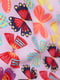 Нічна сорочка "Метелики" фіолетова в принт | 6430610 | фото 2