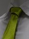 Краватка вузька салатова з блискітками | 6456893 | фото 3