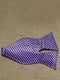 Краватка-метелик чорно-фіолетова в смужку | 6456927 | фото 2