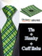 Подарунковий набір: краватка, хустка та запонки | 6456971