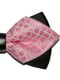 Краватка-метелик чорно-рожева у кубик | 6457151 | фото 2