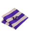 Подарочный  набор фиолетовый с бежевым в полоску | 6457172 | фото 2