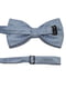 Краватка-метелик блакитна у смужку | 6457199 | фото 3