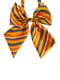 Краватка-метелик помаранчева у смужку | 6457218