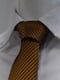 Краватка коричнева вузька в смужку | 6457250 | фото 3