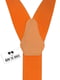 Підтяжки чоловічі оранжеві | 6457304 | фото 2