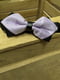 Краватка-метелик бузкова в смужку | 6457320 | фото 2