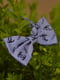 Галстук-бабочка синий с принтом | 6457440 | фото 2