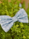 Краватка-метелик небесно-блакитна у великий горошок | 6457452 | фото 2