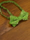 Краватка-метелик салатова з візерунком | 6457457 | фото 3