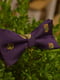 Краватка-метелик баклажанного кольору | 6457522 | фото 2
