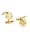 Запонки Rhinestone Eagle золотого кольору | 6457537 | фото 5