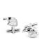 Запонки Rhinestone Eagle срібного кольору | 6457538 | фото 2