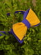 Краватка-метелик синьо-жовта двостороння | 6457544 | фото 2