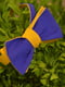 Краватка-метелик синьо-жовта двостороння | 6457544 | фото 5