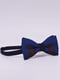 Краватка-метелик синя з принтом | 6457640 | фото 2