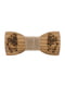 Краватка-метелик дерев'яна із зображенням собаки | 6457731