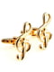 Запонки у вигляді скрипкового ключа | 6457917 | фото 2