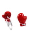 Запонки червоні Боксерська рукавичка | 6458167 | фото 3