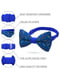 Краватка-метелик синя з принтом | 6458516 | фото 2