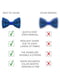Краватка-метелик синя з принтом | 6458516 | фото 3