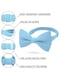 Краватка-метелик пастельно-блакитна | 6458525 | фото 2