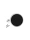 Запонки чорні металеві круглі | 6458601 | фото 3