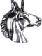 Краватка шнурок бола Голова Коня металевого кольору | 6458650 | фото 3