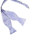 Краватка-метелик бузкового кольору текстурна в огірках | 6458865