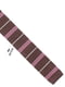 Краватка трикотажна коричнева в біло-рожеву смужку | 6458876 | фото 2