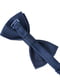 Краватка-метелик шовкова темно-синього кольору | 6458973 | фото 6