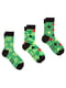 Шкарпетки зелені з принтом | 6458995