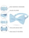 Краватка-метелик пастельно-блакитна льняна | 6459060 | фото 2