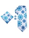 Подарунковий білий набір у сині сніжинки | 6459216 | фото 2