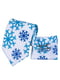 Подарочный белый набор в синюю снежинку | 6459216 | фото 3