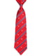 Краватка червона в смужку новорічна | 6459397