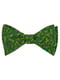 Краватка-метелик зелена з листям | 6459411