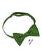 Краватка-метелик зелена з листям | 6459411 | фото 2
