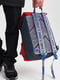 Рюкзак синий с красными вставками | 6459765 | фото 4