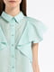 Блуза бирюзового цвета | 5819981 | фото 4