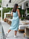 Сукня у білизняному стилі блакитна | 6465147 | фото 2