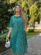 Сукня А-силуету зелена в горох | 6465151 | фото 5