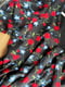 Сукня А-силуету чорна з квітковим принтом | 6465152 | фото 2