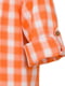 Рубашка оранжевая в клетку | 6465495 | фото 3