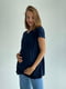 Блуза для вагітних темно-синя | 6466382 | фото 3