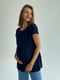 Блуза для вагітних темно-синя | 6466382 | фото 4
