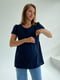 Блуза для вагітних темно-синя | 6466382 | фото 5