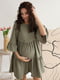 Сукня для вагітних оливкового кольору | 6466544 | фото 5