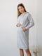 Сукня худи на флісі для вагітних і годуючих мам | 6466572 | фото 4