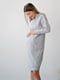 Сукня худи на флісі для вагітних і годуючих мам | 6466572 | фото 3